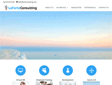 Tablet Screenshot of laforteconsulting.com